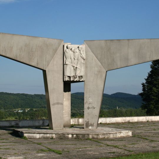 World War II memorial in Badín