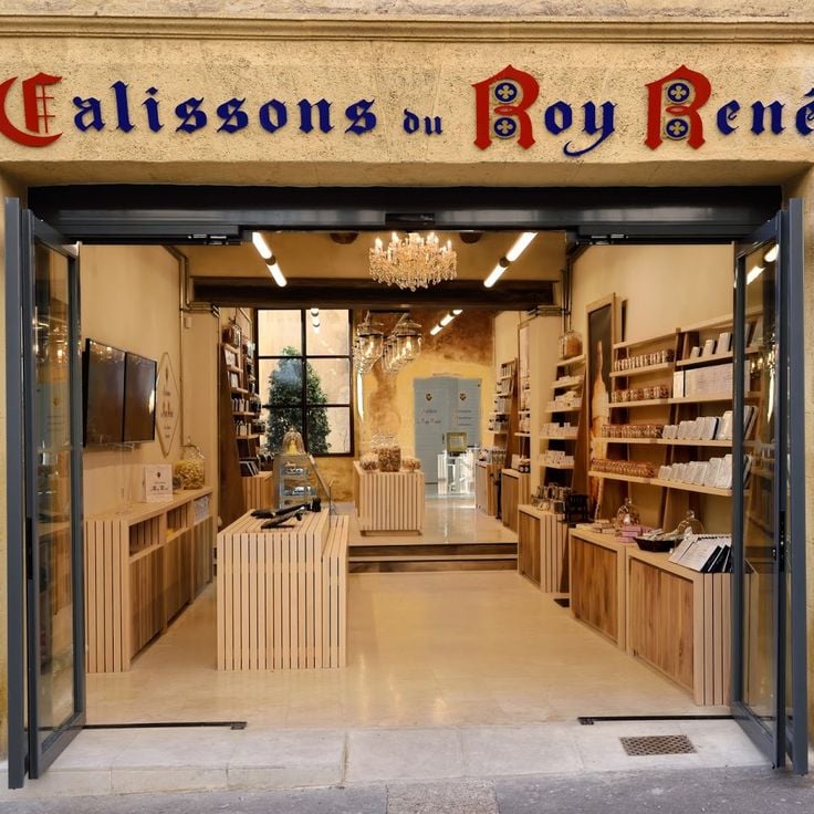 Le Roy René Aix-en-Provence, confeitaria do centro