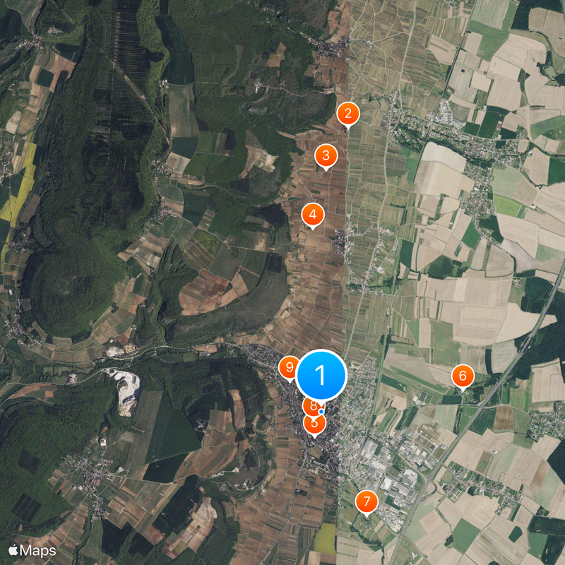 Nuits-Saint-Georges Map