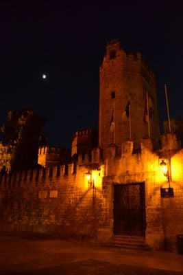 At night 0