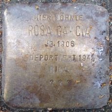 Stolperstein à la mémoire de Rosa Garcia