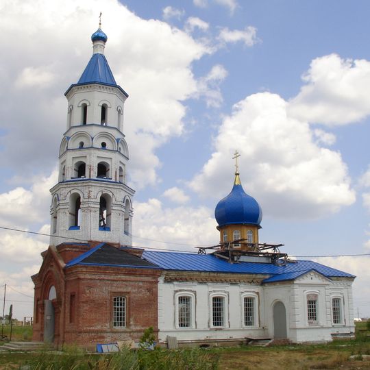Old Believers church of Dormition of the Mother of God in Azovsky