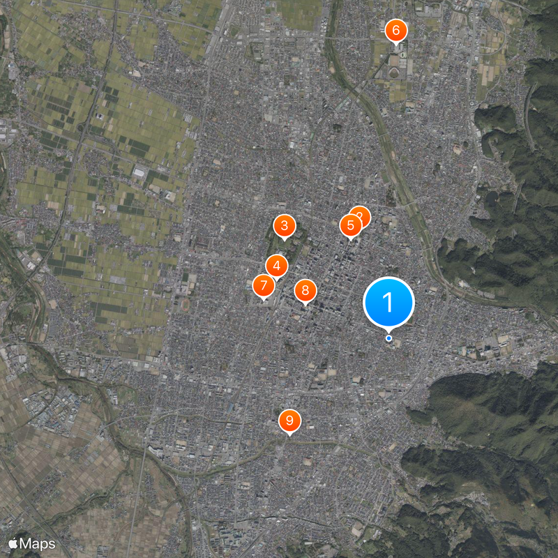 Yamagata South High School Map