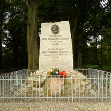 Joseph von Eichendorff monument in Brzezie