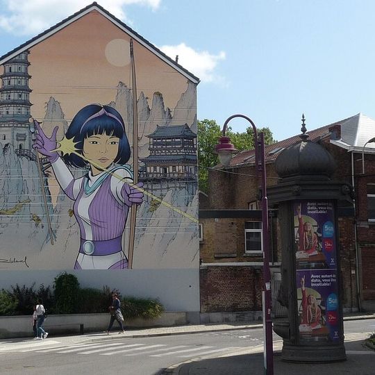 Fresque Yoko Tsuno