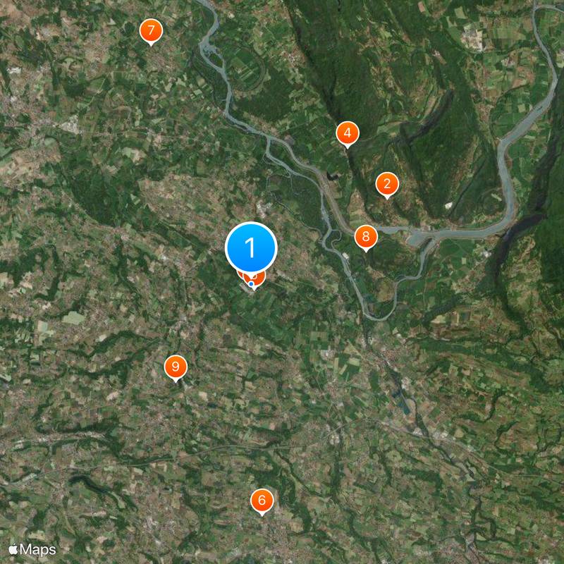 Walibi Rhône-Alpes Map