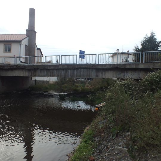 Bridge of Masnerova street over the Kocába in Nový Knín