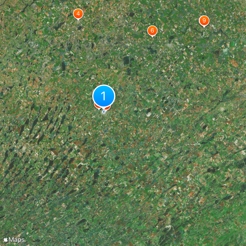 Nueve de Julio Mappa