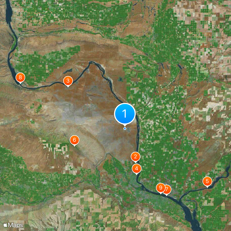 Columbia Generating Station Map