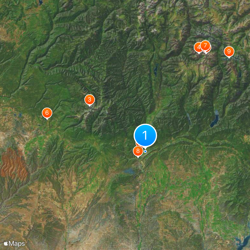 Contea di La Plata Mappa