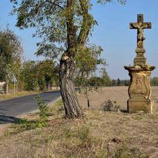 Kamenný kříž na východním okraji Strkovic