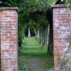 Pylle Manor And Attached Walled Garden At Rear