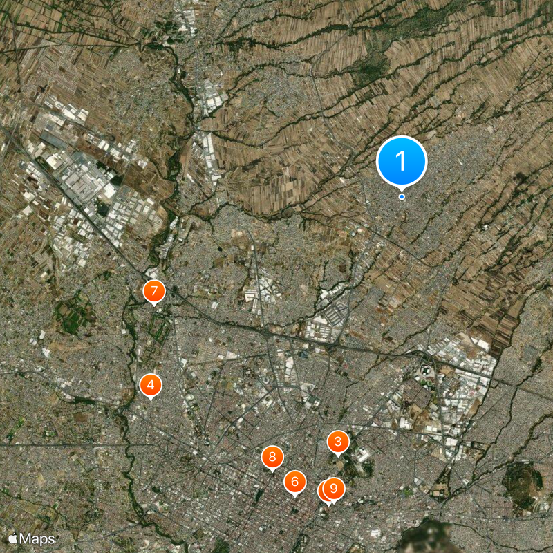 San Pablo del Monte Map