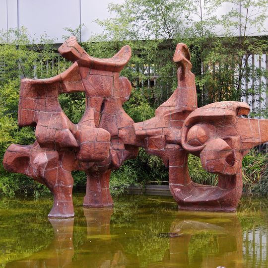 Große Terrakotta-Gruppe