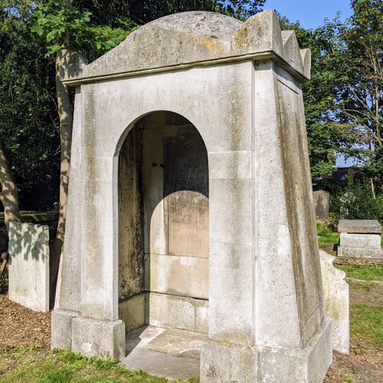Memorial To Joseph Wilton RA In Churchyard Of Church Of St Mary