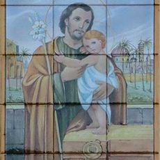 Ceramic panel of Saint Joseph at 68 Pelaio street, Algemesí