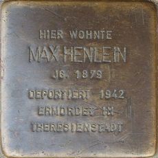 Stolperstein en memoria de Max Henlein