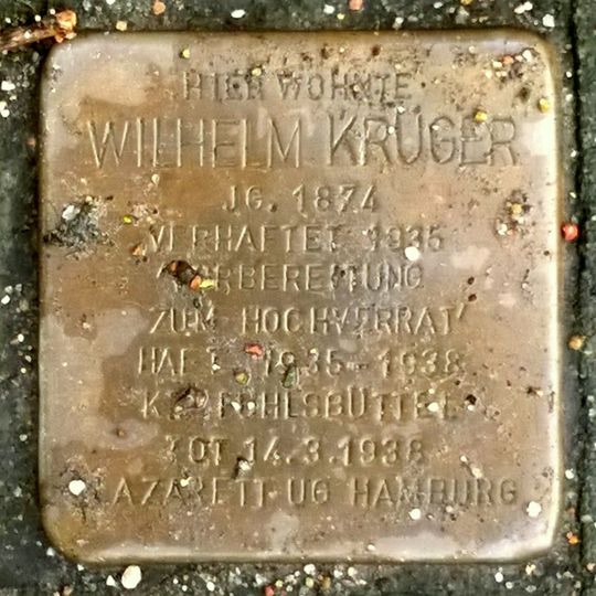 Stolperstein für Wilhelm Krüger