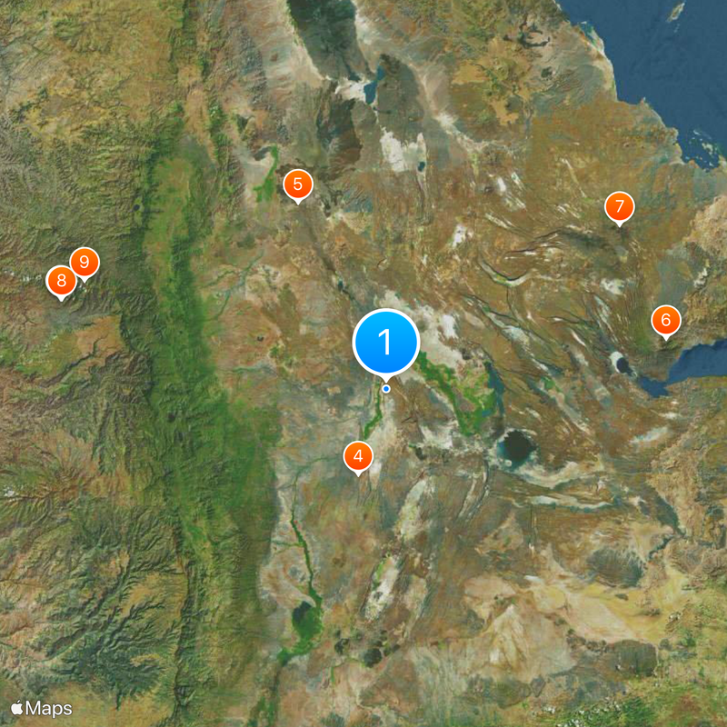 Afar Triangle Map