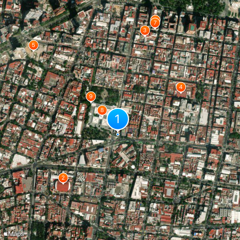 National Institute of Technology of Mexico Map