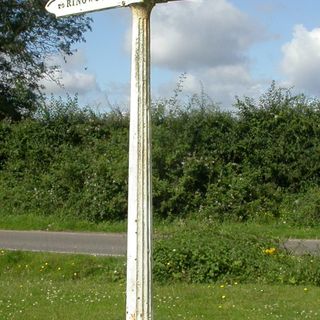 Signpost On Gorley Green