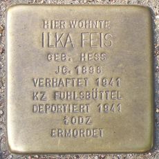 Stolperstein en memoria de Ilka Feis
