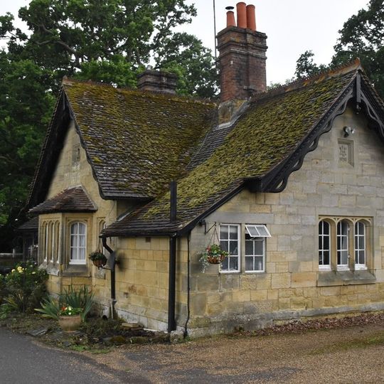 The South West Lodge Of Balcombe Place With The Gate Piers And Flanking Walls Adjoining