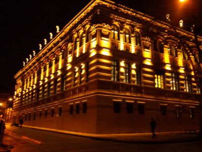 At night 0