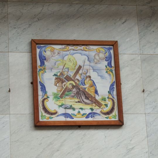 Station VII of Via Crucis in Alboraia