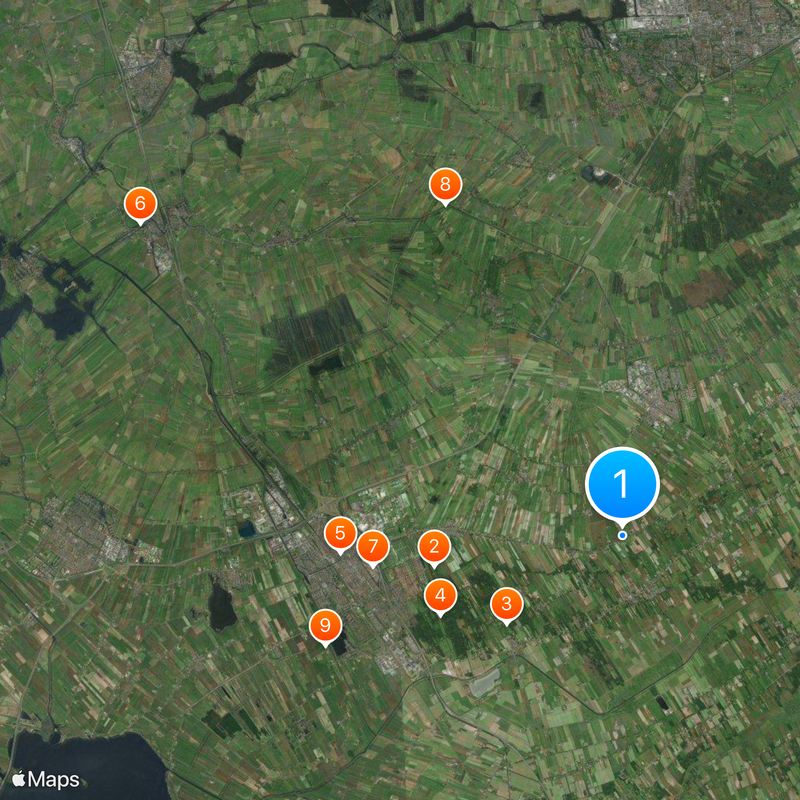Heerenveen Mapa