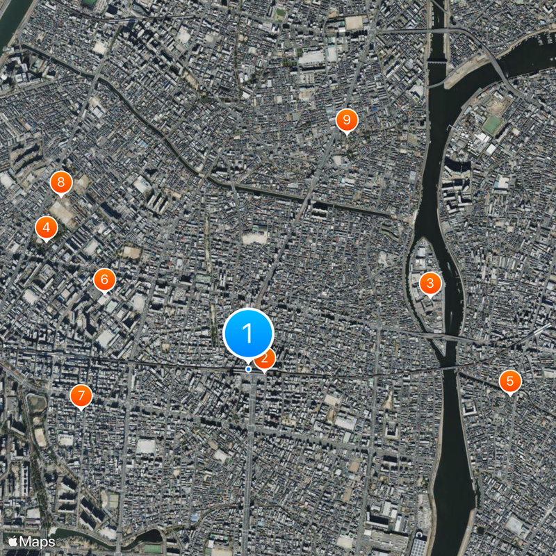 Kasai Station Map