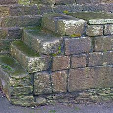 Mounting Steps Adjoining Boundary Wall To South West Of St Mary's Vicarage