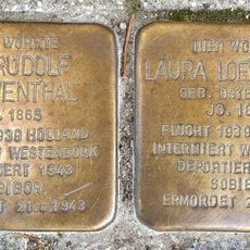 Stolperstein dedicated to Rudolf Dr. Loewenthal