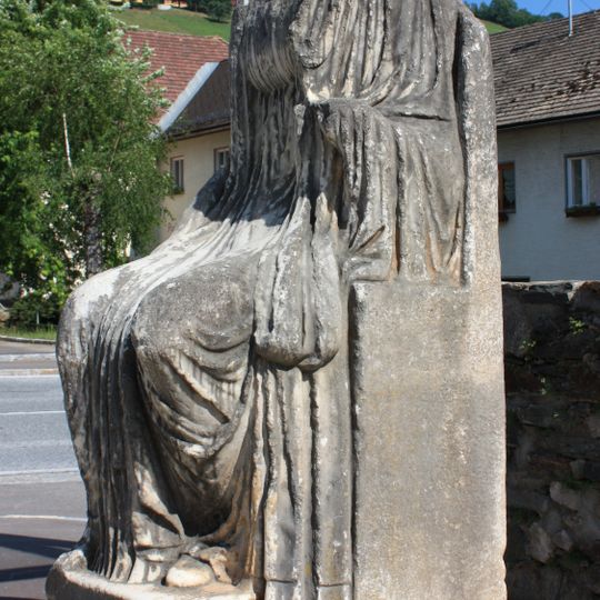 Römerzeitliche Grabsitzstatue