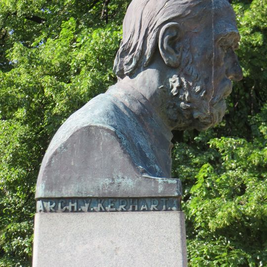Bust of Bedřich Smetana in Poděbrady