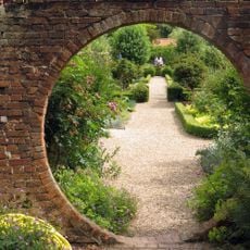 West Green House Moon Gate
