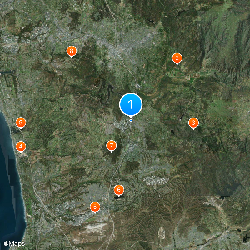 Rancho Bernardo Map