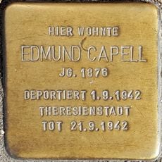 Stolperstein dedicated to Edmund Capell