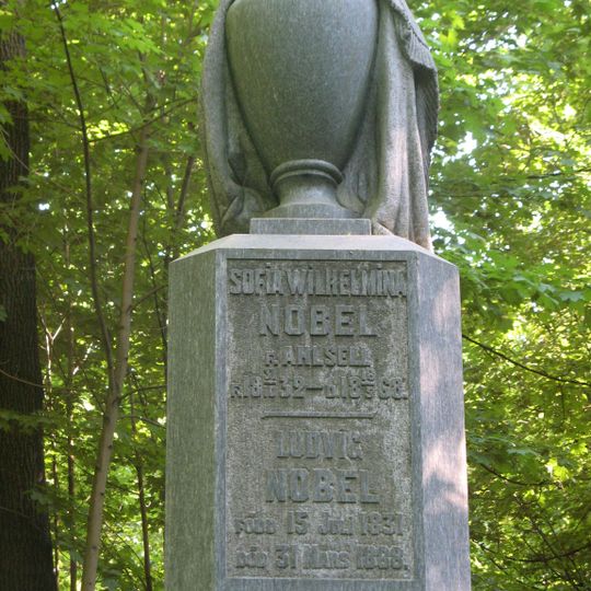 Могила и надгробие Людвига Нобеля , промышленника, инженера