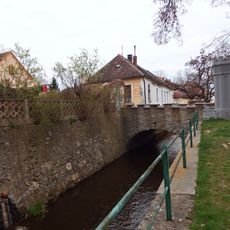 Most Písecké ulice přes Mlýnskou stoku ve Vodňanech