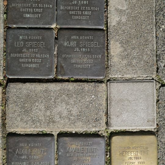Stolperstein en memoria de Amalie Tint
