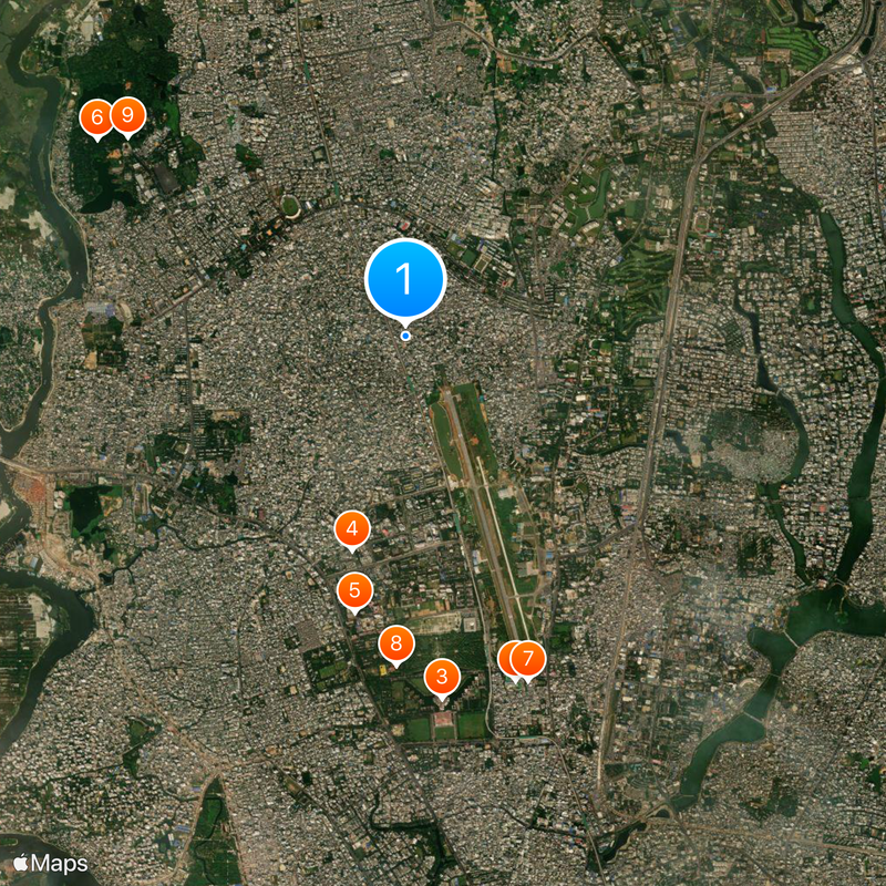 Monipur High School and College Map