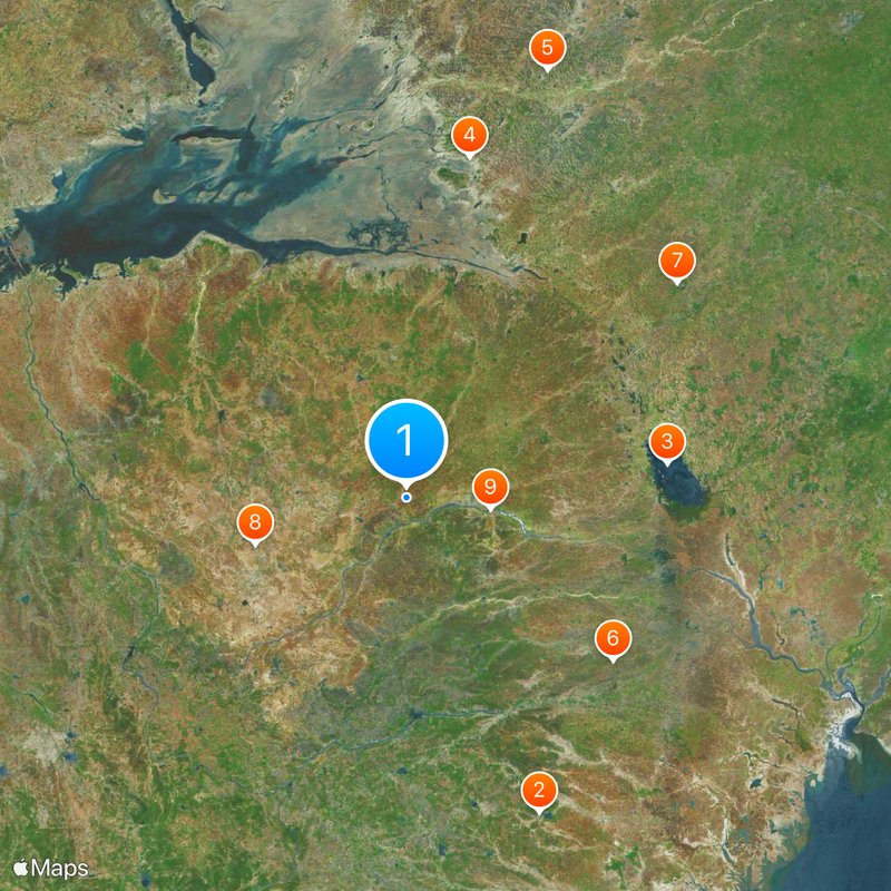 Distretto di Surendranagar Mappa