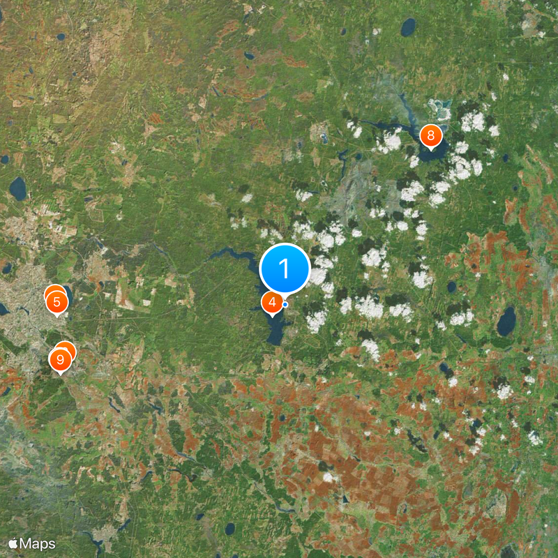 Beloyarsk Nuclear Power Station Map
