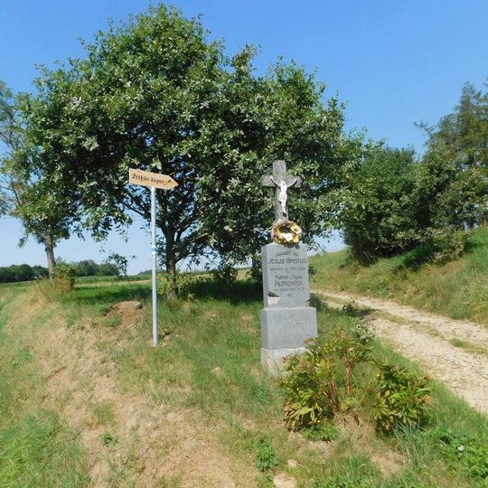 Altrichterův kříž při cestě na Žižkův kopec