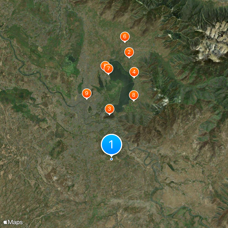 Srinagar railway station Map