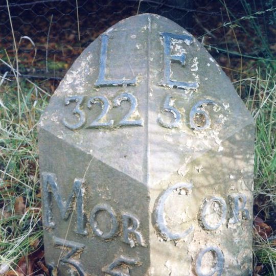 Milepost Circa 200 Yards North Of Ewart Park West Lodge