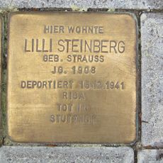 Stolperstein à la mémoire de Lilli Steinberg