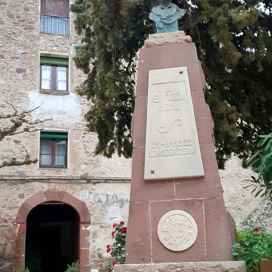 Monument a Eduard Toda a l'Argentera