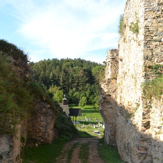 Hrad Divín, Divínsky hrad, brána opevnenia